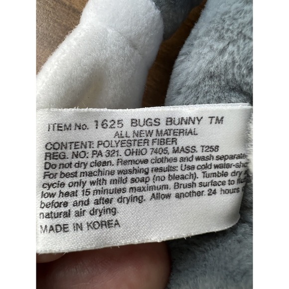 Bugs Bunny P1ush w/‎ strap to Attach to Stroller / Carseat Warner Brothers 14" - Picture 4 of 8